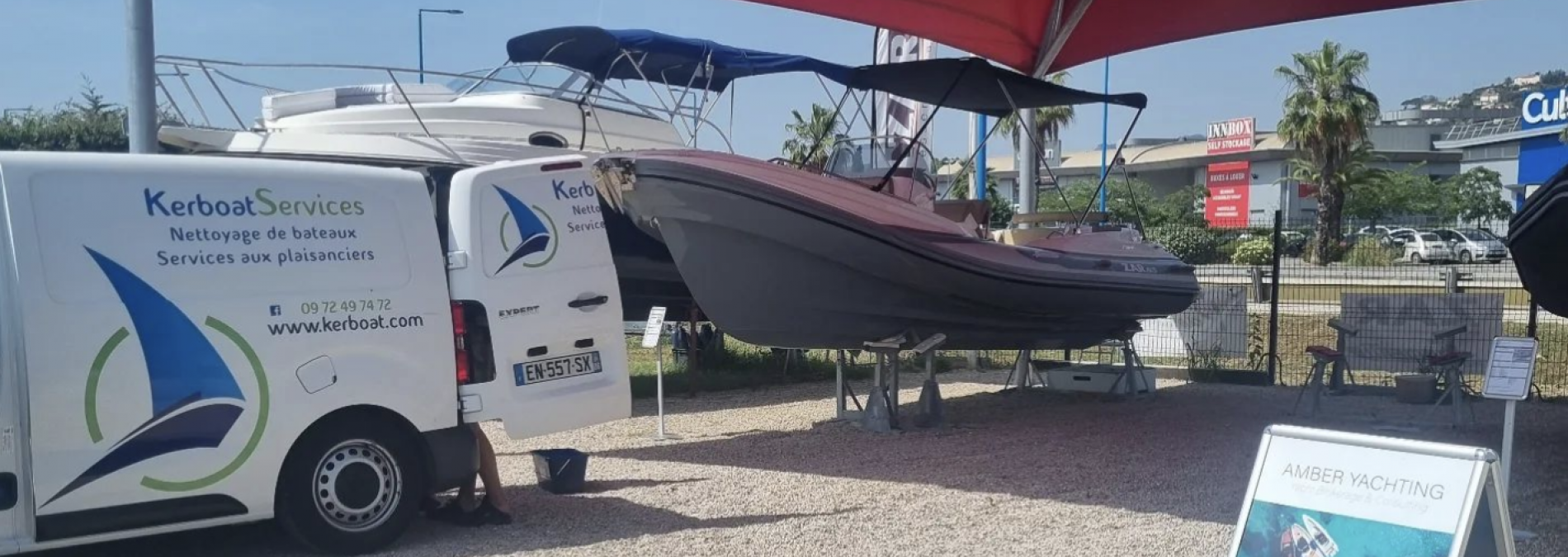 Amber Yachting boat consignment service in Mandelieu 