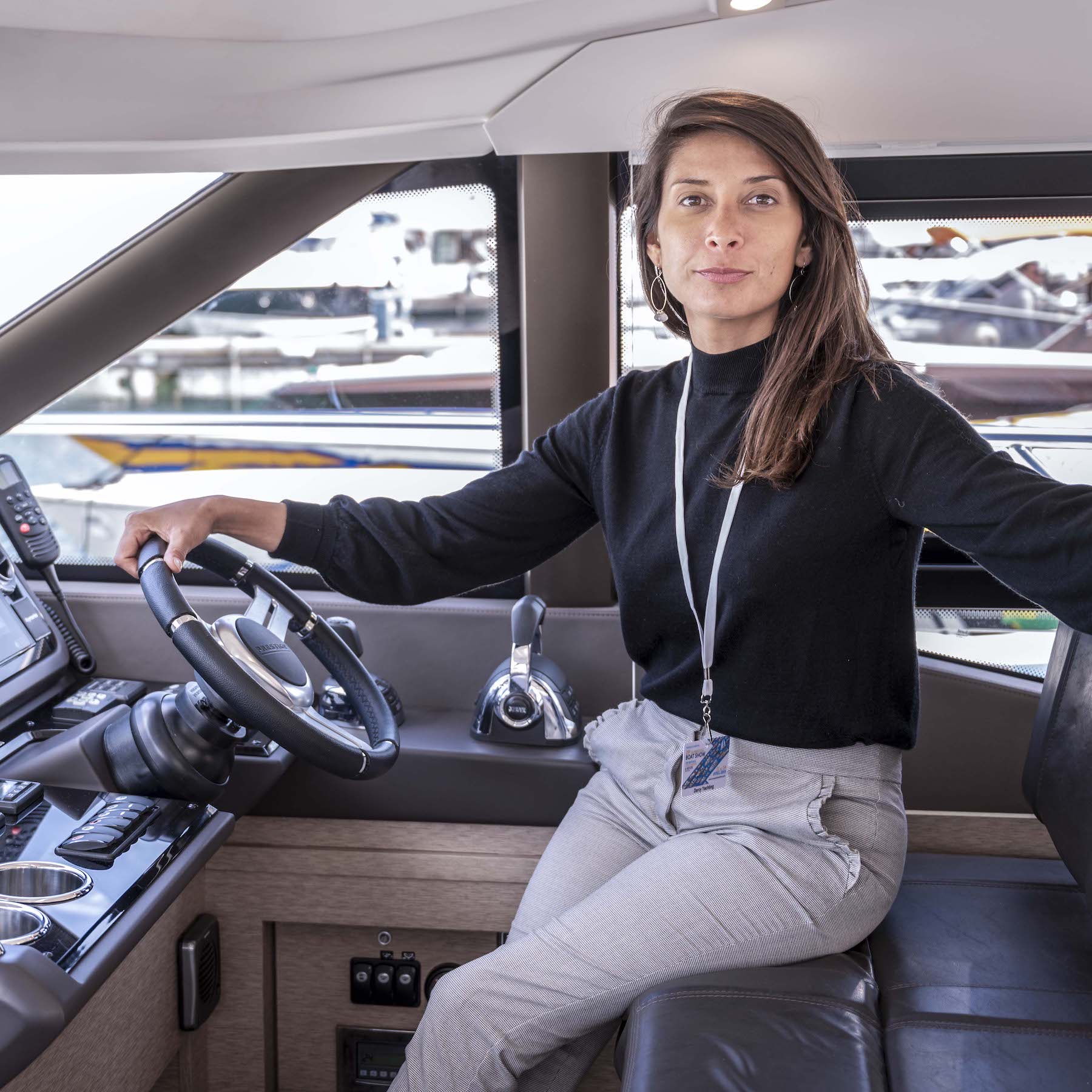 Darcy Jahier CEO Amber Yachting