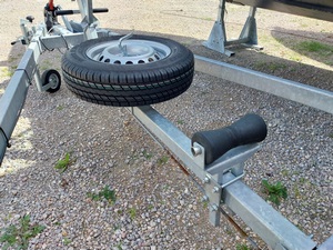 Spare wheel with holder