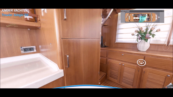 360° virtual visit realized by amber yachting